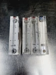 Lot Of 4* Acyrlic Dwyer VFB-52 Visi-flow Meters 4-40 Scfh Air, 1-20 Lpm See Pics. Fixed Price $56.89.