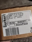 Burkert 00463571 Piston Valve Way 9/16 Ptfe Bz Npt 1/2 Pilot 59-145 Psi 50MM. Fixed Price $289.58.