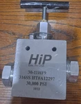Hip 30-11HF9 Valve 316SS 30000 Psi High Pressure Needle HT#A12297. Fixed Price $50.00.