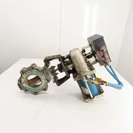 Jamesbury 4-815L-11-3600TT 6" Butterfly Valve & Pneumatic Actuator W/ Positioner. Fixed Price $601.34.