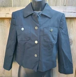 Brooks Brothers Navy Classic Structured Mod Jacket Sz 8. Fixed Price $22.99.