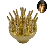 Techtongda 2" 3 Layers Water Fountain Nozzle Adjustable Spray 17 Sprinklers. Fixed Price $106.95.