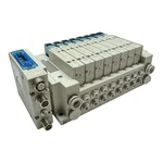Smc Station Manifold W/ 8X SY5201-5U1 Solenoid Valves And EX260-SMJ1 Cc-link. Fixed Price $93.43.
