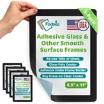Fodeez 8.5X11 Self Adhesive Peel & Stick Document Holder 11"W 8.5"H, Black. Fixed Price $42.64.