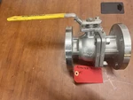 Flow-tek F15 Stainless Steel Ball Valve 2" Class 150 Flanged Fp, Lever Operated. Fixed Price $125.00.