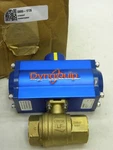 New Dynaquip 1" Fnpt Double Acting Pneumatic Ball Valve Inline PHH25ATDA052. Fixed Price $111.99.
