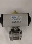 Tru-flo Pneumatic Actuator MT26.S4.F05.F07.CH17 And Qsm CF8M Valve. Fixed Price $1750.00.
