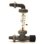 Blue-white F-44376LE-6 Flow Meter 3/8" Npt, 0.2 Gpm, 0.8 Lpm Panel Mount. Fixed Price $99.00.