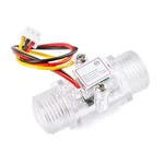 Clear G1/2" Water Hall Sensor Switch Flowmeter Counter. Fixed Price $6.97.