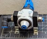 Festo HE-1/4-D-MINI 162807 On/off Valve, Manual, 1500 L/min, G1/4,G1/8 C3B1#6. Fixed Price $26.50.