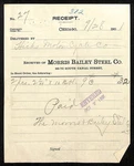 1901 Morris Bailey Steel Co Chicago Receipt Industry Ephemera (#1). Fixed Price $16.99.