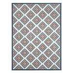 Brooks Retro Red/multicolor 5 Ft. X 7 Geometric Indoor/outdoor Patio Area Ru. Fixed Price $87.57.