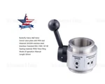 Usa Ball Valve 304 Stainless Steel Interface KF-40 Gasket Ring Vacuum Fittings. Fixed Price $134.32.