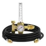 CO2 Argon Gas Regulator, Flow Meter, With 8FT Hose For Mig Tig Welder. Fixed Price $31.99.