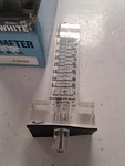 Blue White Flowmeter F-30100P Used. Fixed Price $39.00.