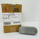 (1) Appleton Electric 570F-SA 1-1/2 Cast Aluminum Conduit Body Cover Form. Fixed Price $11.99.