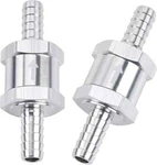 2X 10MM 3/8" Fuel Line Non-return One Way Air Oil Check Valve Diesel Gas. Fixed Price $7.98.