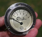 10S 20S Cole Us Gauge Vintage 6 Lbs Pressure Beveled Glass Spin-on Bezel. Fixed Price $139.00.