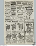 1921 Paper Badger Water Motor Wooden Washing Machine Lever Hand Power. Fixed Price $10.00.