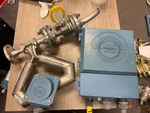 Micro Motion RFT97121PNU Flow Transmitter W/ CMF025M313NU Sensor Untested. Fixed Price $599.99.