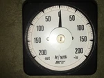 Crompton Instruments Meters Per Minute Gauge 073-05 Metrox Ltps 501 Control Box. Fixed Price $150.00.