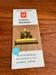 John Deere Lf Fertilizer Distributer Spreader For 1960 Brochure Fcca. Fixed Price $19.99.