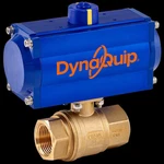 Dynaquip Controls PHH24ATDA032A 3/4" Fnpt Brass Pneumatic Ball Valve Inline. Fixed Price $407.99.