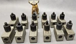 Smc AS3500 Pneumatic 1/4" Line Speed Controller Flow Lot Of 12. Fixed Price $100.24.