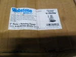 Webstone H-81407HV-RF475 2" Press X Rotating Flange Full Port Isolation Valve. Fixed Price $119.00.