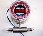 Thermal Instrument Company Model 600-9/9500 Mass Flow Meter, 0-5PPM. Fixed Price $420.00.