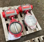 Triac 2K80DA Pneumatic Rotary Double Acting Actuator W/ Butterfly Valve. Fixed Price $495.00.