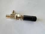 Nickel Plated Brooks Instrument Metering Valve With Digital Turner Handle 8513. Fixed Price $289.99.