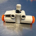 Smc AS1002F-03 Speed Control Valve Inline Type One Touch Fitting Tube 5/32 Inch. Fixed Price $9.95.