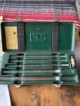 Fischer & Porter Type TLK-19 Tri Flat Tube Laboratory Set Of 5 Case Glass. Fixed Price $304.43.