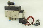 Smc VJ3233-X17, VJ3133 Solenoid Valve Free Ship #. Fixed Price $100.00.
