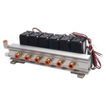 Smc VV307-01-062-01-F Manifold, 6-STATION, 2-POSITION Singles, 24VDC Coils. Fixed Price $160.00.