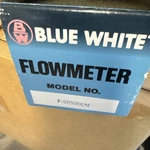 BLUE-WHITE12 F-50500LN Series Flow Meter. Fixed Price $100.00.