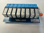 Pneutronics Pneumatic Control Board With Eight Valves, Manifold Parker Hannifin. Fixed Price $325.00.