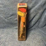 Rebel F-400SW 7 Silver / Blue Floater Minnow Lure Original Box Never Used. Fixed Price $16.95.