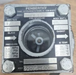 New Penberthy Dual Window Sight Flow Indicator 1/2" Npt 150 Psi Dwfr 1/2H. Fixed Price $62.99.