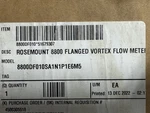Emerson Rosemount 8800 Flanged Vortex Flow Meter (factory Sealed). Fixed Price $2000.00.