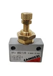 Camozzi Flow Control Valve Rfu 482-1/8 P. Max 10 Bar, 1/8"NPT. Fixed Price $21.56.