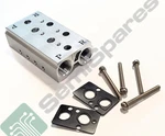Pcs. Smc Pneumatics SS3YJ5-20-02-00T Manifold Body Port. Fixed Price $97.50.