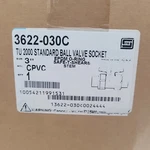Spears 3622-030C 150PSI 3" Tu 2000 Standard Ball Valve Socket, New In Bad Box. Fixed Price $109.95.