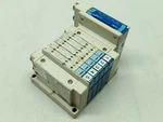 Smc EX260-SEC3 SS5Y3-10SDBN-05B-C4 Pneumatic Manifold W/ Solenoid Valves. Fixed Price $249.00.