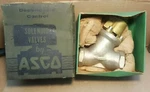 Asco Angle Seat Valve 1-1/4" Pipe 1-1/2" Orifice 100PSI Oil Wog Pilot Nos. Fixed Price $117.00.