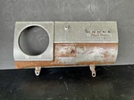 1946-48 Dodge Deluxe Fluid Drive Glove Box Door Dash Panel No Key Clock. Fixed Price $85.00.