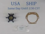Fischer Panda Water Pump 10-35127-3 Impeller Kit 6 Bolt Mushroom Cover 2.75" Dia. Fixed Price $29.93.