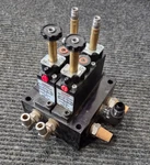 Aro Ingersoll Rand A749SD-120-A Solenoid Valves On 118605-2 Manifold. Fixed Price $169.00.